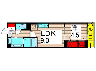 セレスティア大谷田の物件間取画像